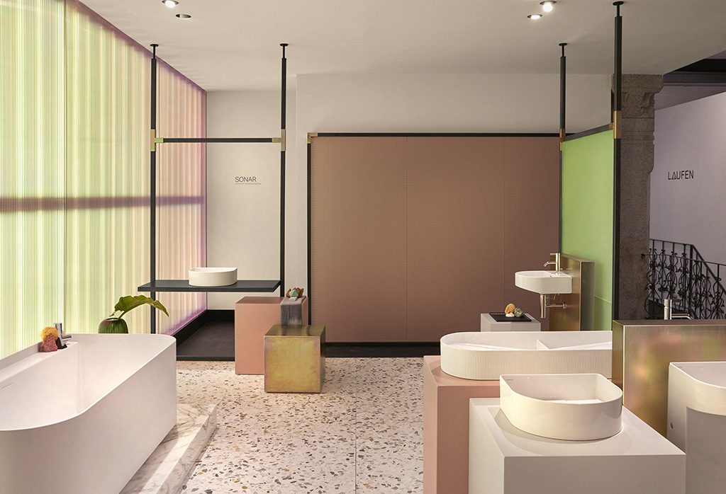 Sonar bathroom collection by Patricia Urquiola for Laufen